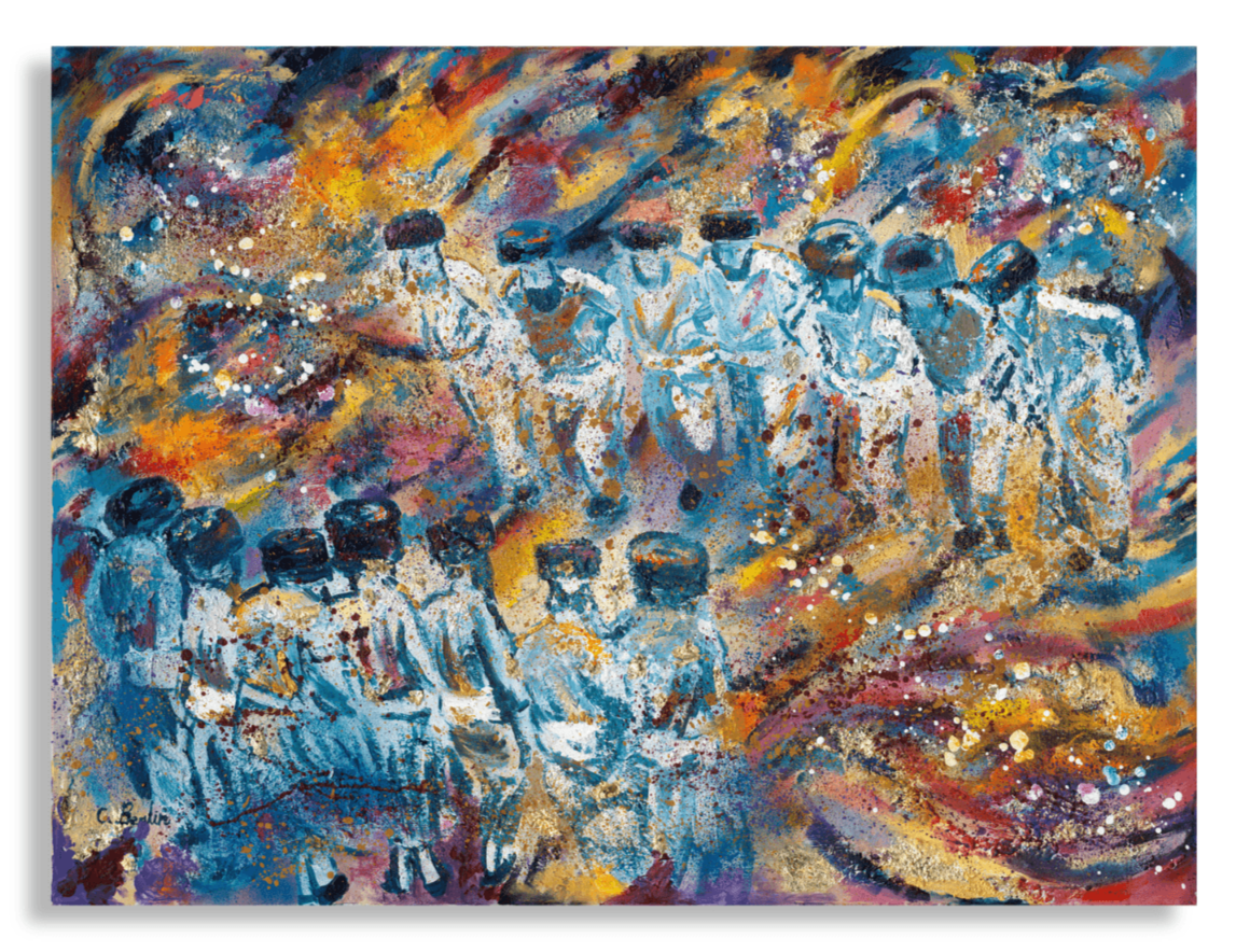 Outburst of Joy in an Authentic Hasidic Dance