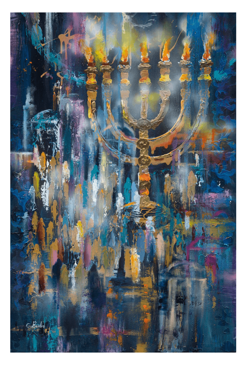 Light of the Menorah Emerging